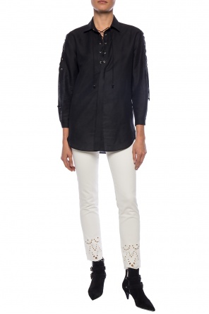 Jeans with cut-outs, zdjęcie 2 Jeans with cut-outs od Saint Laurent